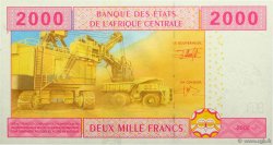 2000 Francs CENTRAL AFRICAN STATES  2002 P.508Fa UNC