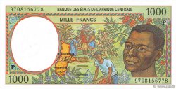1000 Francs ZENTRALAFRIKANISCHE LÄNDER  1997 P.602Pd ST