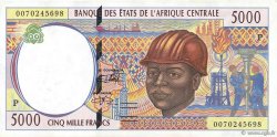 5000 Francs CENTRAL AFRICAN STATES  2000 P.604Pf XF