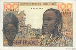 100 Francs WEST AFRICAN STATES  1965 P.002b