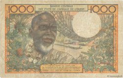 1000 Francs WEST AFRICAN STATES  1959 P.004 G