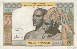 1000 Francs WEST AFRIKANISCHE STAATEN  1959 P.004