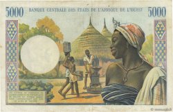 5000 Francs ESTADOS DEL OESTE AFRICANO  1968 P.104Ah MBC+
