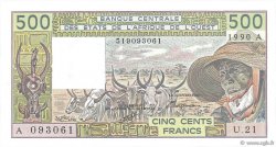 500 Francs STATI AMERICANI AFRICANI  1990 P.106Am FDC