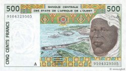 500 Francs STATI AMERICANI AFRICANI  1991 P.110Aa FDC