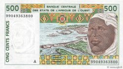 500 Francs ÉTATS DE L AFRIQUE DE L OUEST  1999 P.110Ak