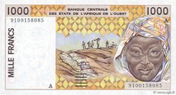 1000 Francs ESTADOS DEL OESTE AFRICANO  1991 P.111Aa FDC