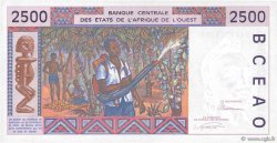 2500 Francs ESTADOS DEL OESTE AFRICANO  1993 P.112Ab EBC+