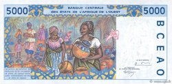 5000 Francs ESTADOS DEL OESTE AFRICANO  1994 P.113Ac FDC
