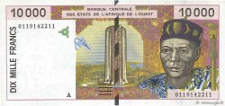 10000 Francs WEST AFRICAN STATES  2001 P.114Aj UNC-