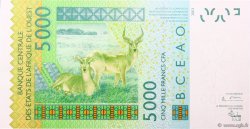 5000 Francs ESTADOS DEL OESTE AFRICANO  2003 P.117Aa FDC