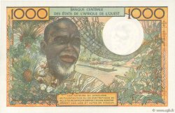 1000 Francs WEST AFRICAN STATES  1970 P.203Bk AU