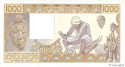 1000 Francs WEST AFRIKANISCHE STAATEN  1989 P.207Bh fST+
