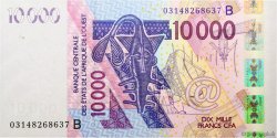 10000 Francs WEST AFRIKANISCHE STAATEN  2003 P.218Ba ST