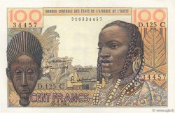 100 Francs WEST AFRIKANISCHE STAATEN  1961 P.301Ca fST+