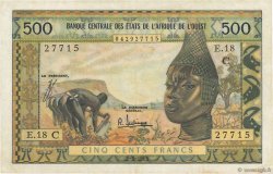 500 Francs WEST AFRIKANISCHE STAATEN  1965 P.302Ce SS