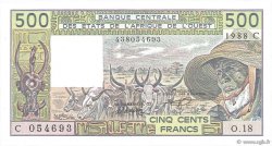 500 Francs WEST AFRIKANISCHE STAATEN  1984 P.306Ch fST+