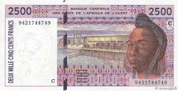 2500 Francs WEST AFRICAN STATES  1994 P.312Cc UNC-