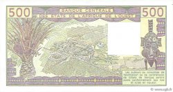 500 Francs STATI AMERICANI AFRICANI  1989 P.405Dh FDC