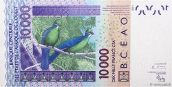 10000 Francs STATI AMERICANI AFRICANI  2004 P.418Db FDC