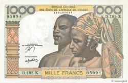 1000 Francs ESTADOS DEL OESTE AFRICANO  1978 P.703Kn