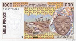 1000 Francs ESTADOS DEL OESTE AFRICANO  1999 P.711Ki SC