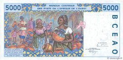 5000 Francs WEST AFRICAN STATES  1995 P.713Kd UNC