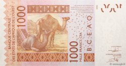 1000 Francs ESTADOS DEL OESTE AFRICANO  2012 P.715K FDC