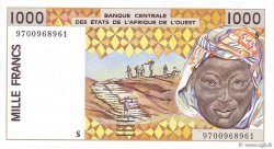 1000 Francs WEST AFRICAN STATES  1997 P.911Sa
