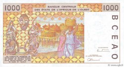 1000 Francs ESTADOS DEL OESTE AFRICANO  1998 P.911Sb FDC