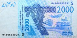 2000 Francs WEST AFRIKANISCHE STAATEN  2004 P.916Sb fVZ