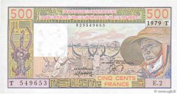 500 Francs WEST AFRICAN STATES  1979 P.805T UNC-