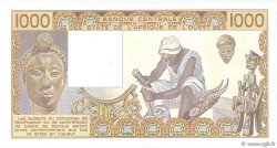 1000 Francs ESTADOS DEL OESTE AFRICANO  1989 P.807Ti FDC