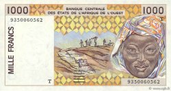 1000 Francs STATI AMERICANI AFRICANI  1993 P.811Tc FDC