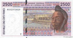 2500 Francs STATI AMERICANI AFRICANI  1993 P.812Tb q.FDC