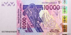 10000 Francs ESTADOS DEL OESTE AFRICANO  2005 P.818Tc FDC