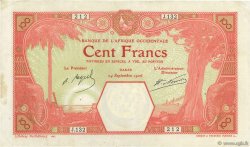 100 Francs DAKAR FRENCH WEST AFRICA Dakar 1926 P.11Bb SS