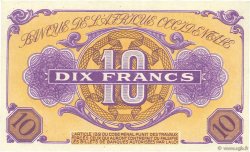 10 Francs FRENCH WEST AFRICA  1943 P.29 AU