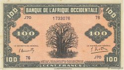100 Francs FRENCH WEST AFRICA (1895-1958)  1942 P.31a XF+