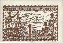 1 Franc FRENCH WEST AFRICA  1944 P.34a EBC