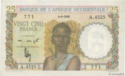 25 Francs FRENCH WEST AFRICA (1895-1958)  1948 P.38