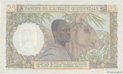 25 Francs FRENCH WEST AFRICA  1952 P.38 SC+