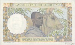 25 Francs FRENCH WEST AFRICA  1954 P.38 AU