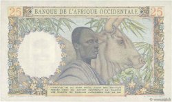 25 Francs FRENCH WEST AFRICA  1954 P.38 XF