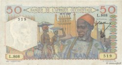50 Francs FRENCH WEST AFRICA  1947 P.39 VZ+