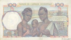 100 Francs FRENCH WEST AFRICA  1945 P.40 VZ+
