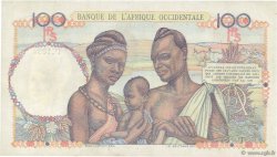100 Francs FRENCH WEST AFRICA  1946 P.40 XF+
