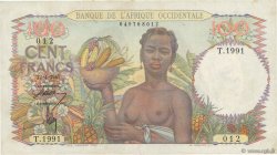 100 Francs FRENCH WEST AFRICA  1947 P.40 VF+