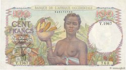 100 Francs FRENCH WEST AFRICA  1947 P.40 q.FDC