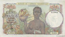 100 Francs FRENCH WEST AFRICA  1950 P.40 VZ+